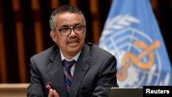 Mkurugenzi Mkuu wa WHO Tedros Adhanom Ghebreyesus.
