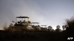 Esta imagen publicada por el ejército israelí el 8 de mayo de 2024 muestra a las fuerzas israelíes en Rafah, en el sur de la Franja de Gaza.