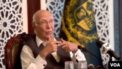 مشیر برائے امور خارجہ سرتاج عزیز (فائل فوٹو)