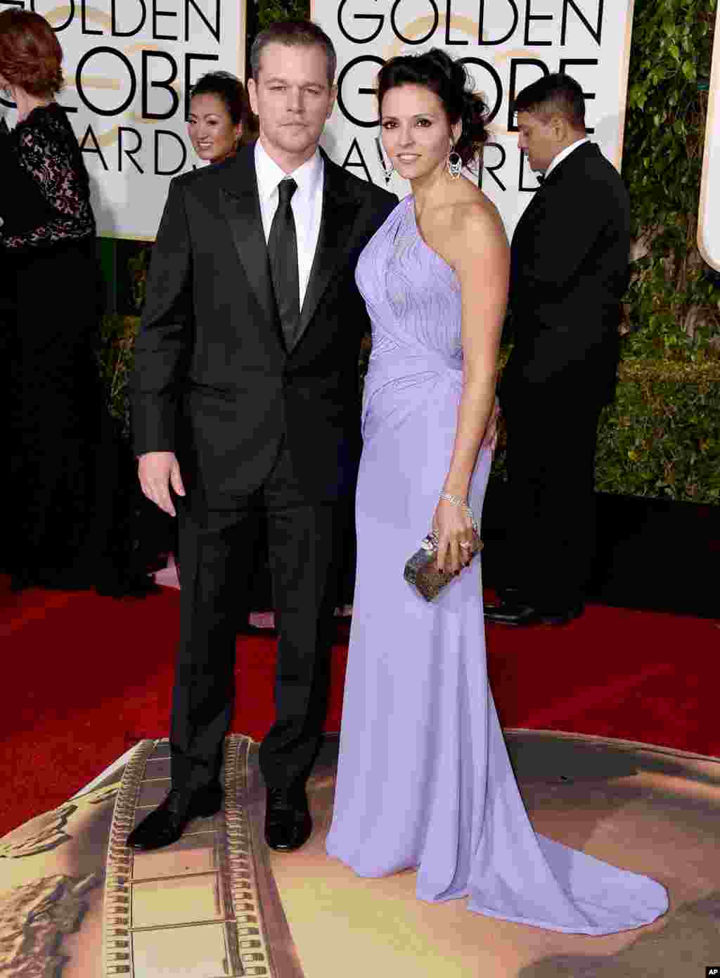 Matt Damon ve Luciana Barroso