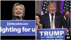 La demócrata Hillary Clinton y el republlicano Donald Trump se perfilan como ganadores de las primarias de Maryland.
