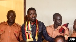 Robert Kyagulanyi akiwa mahakamani Agosti 23, 2018.