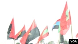 Angola bandeiras Unita MPLA 