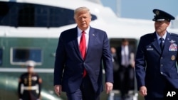 Presidente Donald Trump a caminho do Estado de Minnesota