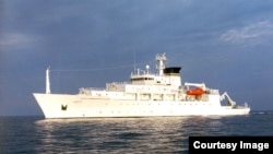 美國海軍“鮑迪奇”號海洋測量船（資料照片）