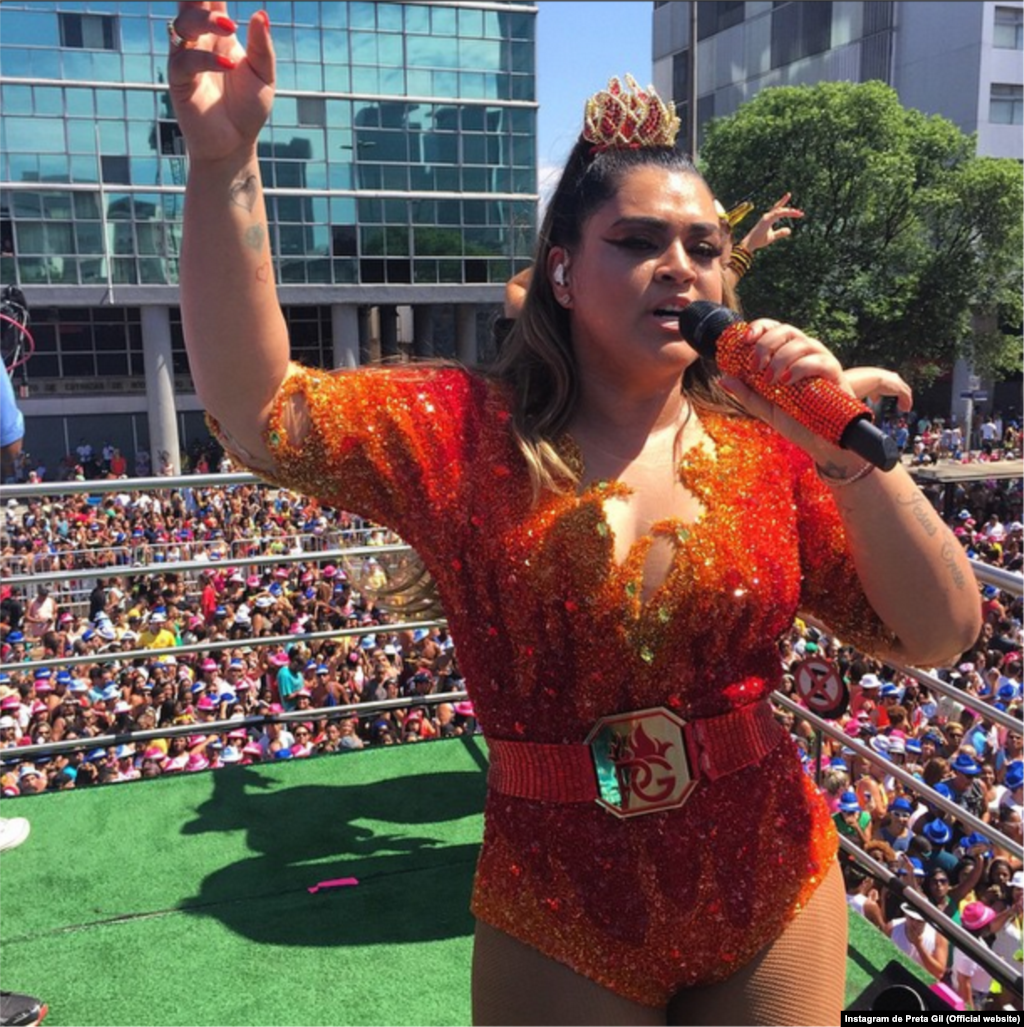 Preta Gil cantou em mais uma edição da sua festa "Bloco da Preta", que reuniu mais de 500 mil pessoas no Rio de Janeiro.