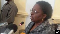Candida Celeste da Silva, governadora do Namibe