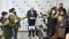 Crnogorski premijer Zdravko Krivokapić odgovara na pitanja novinara ( Foto: S. Matic/Vlada Crne Gore, rtcg.me)