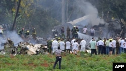 Mesto nesreće u blizini aerodroma Hoze Marti u Havani, 18. maja 2018. 