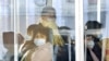 Passengers wear masks inside a trolley bus in Pyongyang, North Korea, in this photo taken February 22, 2020 and released by Kyodo February 23, 2020. Mandatory credit Kyodo/via REUTERS ATTENTION EDITORS - THIS IMAGE WAS PROVIDED BY A THIRD PARTY…