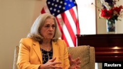 Посол США в Ираке Алина Романовски. Багдад, 23 марта 2024 г.