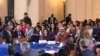 En la foto, un representante de los pueblos indígenas de Nicaragua le pide a la OEA más ayuda en protección a la comunidad indígena y su territorio. 