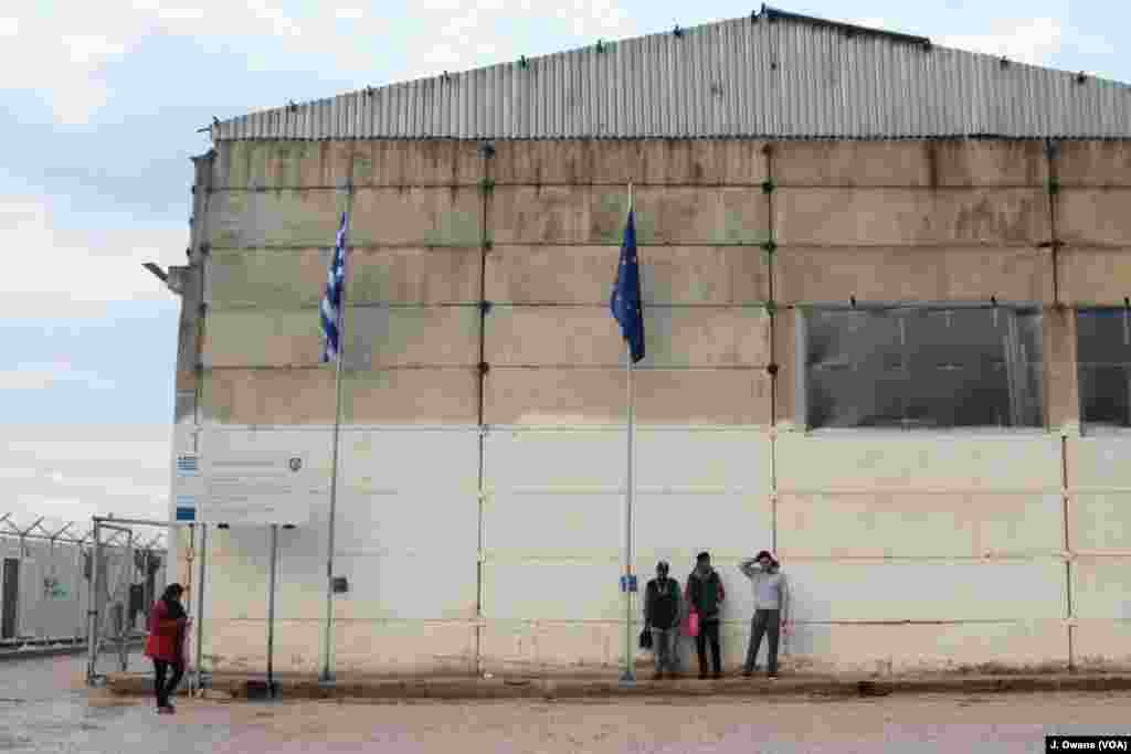 Vial camp in Chios island. Like many of the other ‘hot spots’, it's seen scenes of conflict and violence.