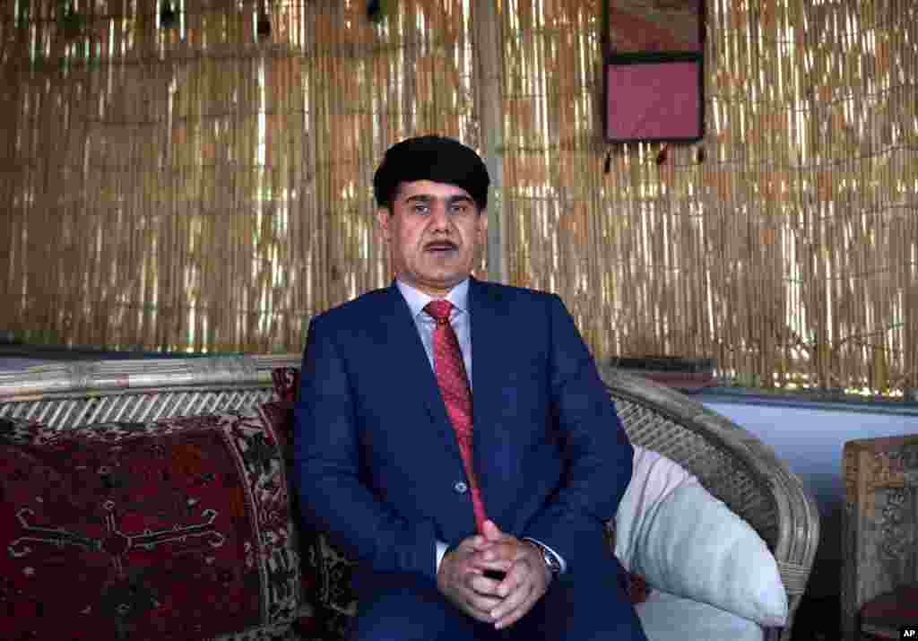 Mohammad Omer Safi, former governor of Kunduz province, says in an interview with The Associated Press that he repeatedly warned the government that Kunduz was vulnerable to attack and that his appeals to beef up protection fell on deaf ears, deepening concerns that the Afghan leadership failed to act until it was too late, at his office in Kabul, Oct. 5, 2015.