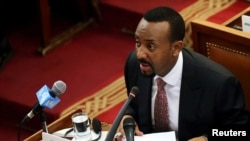 Faayilii - Muummeen ministiraa Itoophiyaa yeroo paarlaamaa biyyattif haasaa godhan, Ebla19, 2018. 