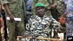 Capitaine Amadou Sanogo, chef de la junte militaire malienne (24 mars 2012)