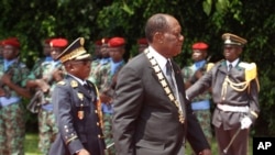 Alassane Ouattara. Photo d'archives. (AP Photo/Sevi Herve Gbekide)