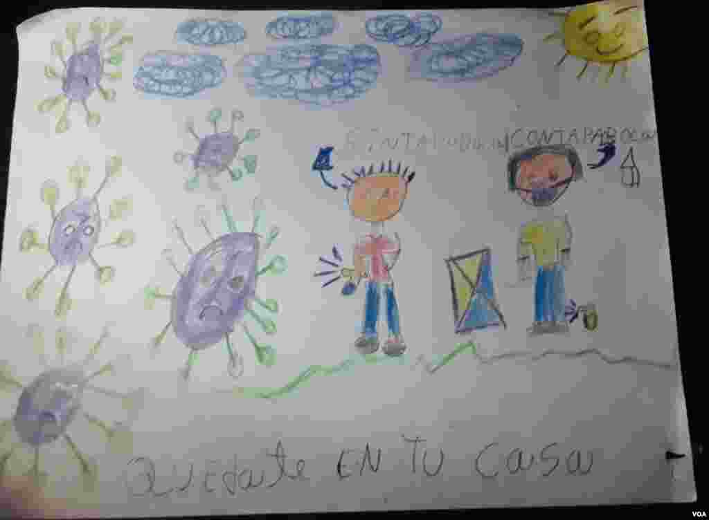 Este es el de Daniel, de 5 años de edad. Los niños son un reflejo de que a cualquier edad se deben tomar las medidas necesarias para prevenir el virus.