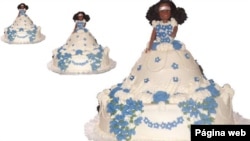 Imagem ilustrativa de uma boneca para bolos de noiva