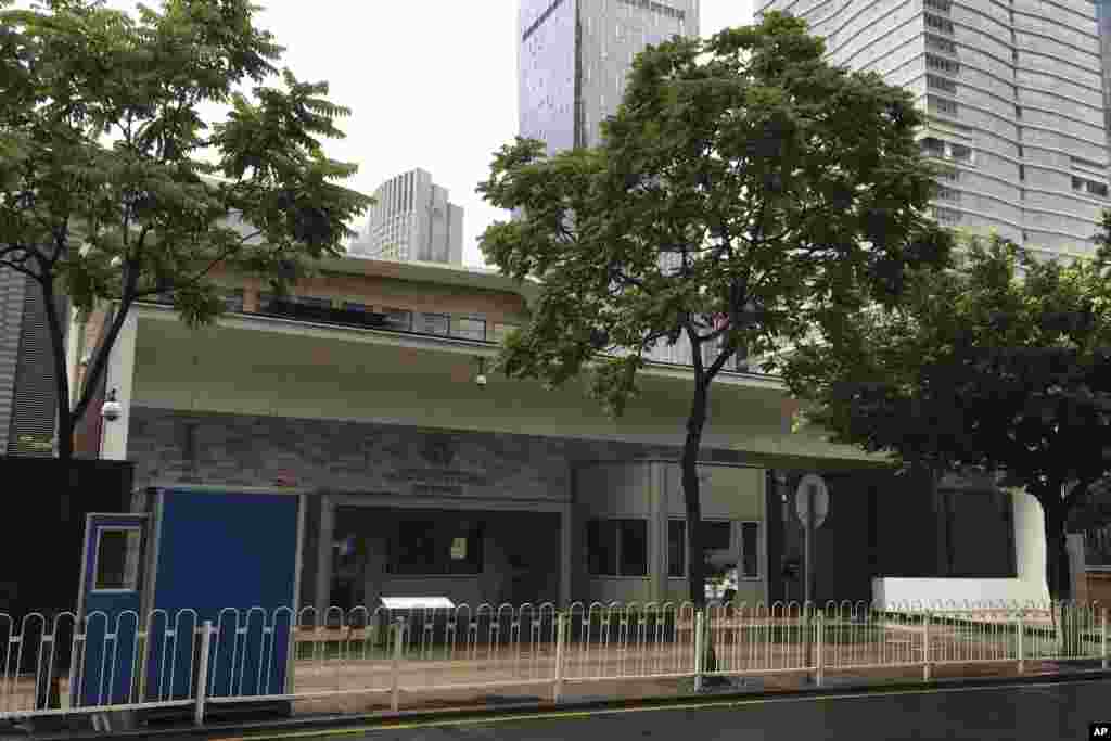 2018年6月7日,广州的美国领事馆。