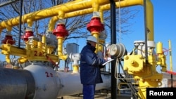 На газораспределительной станции «Кишинев-1» энергетической компании «Молдоватрансгаз». 4 марта 2023 года.