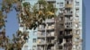 Ukrayna'nın insansız hava aracı saldırıları sonucu Moskova bölgesindeki Ramenskoye'de bir apartmanda meydana gelen hasar- 10 Eylül 2024.