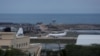 FILE - A general view of Aden Adde airport in Mogadishu, Somalia, Oct. 24, 2017.