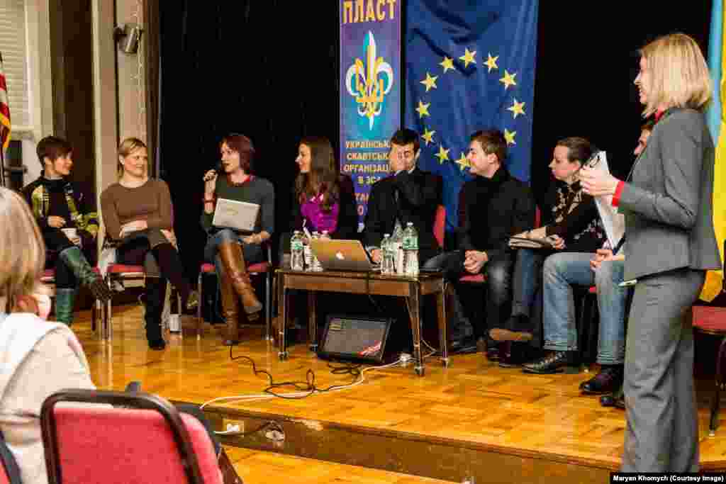 Українські активісти у Нью-Йорку