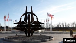 NATO headquarters in Brussels, Belgium, Jan. 6, 2020. 