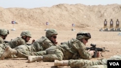 Georgian soldiers in Afghanistan