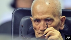 ခမာနီခေါင်းဆောင်ဟောင်း Nuon Chea 