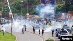 Zanga-zangar tsadar rayuwa a babban birnin Abuja. 
