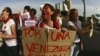 Estudiantes venezolanas denuncian la violencia