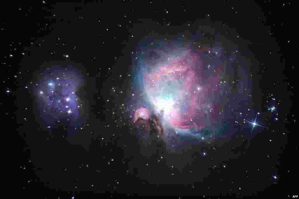 This long exposure picture shows the Orion Nebula, as seen from Bago, located 91 kilometers northeast of Yangon, Myanmar, Dec. 23, 3017.
