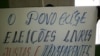 Protesto por eleições transparentes (Foto de Arquivo)