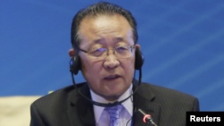 北韓第一副外相金桂冠在北京舉行的紀念六方會談啟動10週年論壇會議上